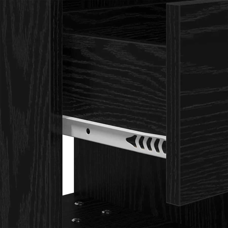 Table de chevet 2 pcs Chêne noir 40,5 x 40 x 48 cm - 12