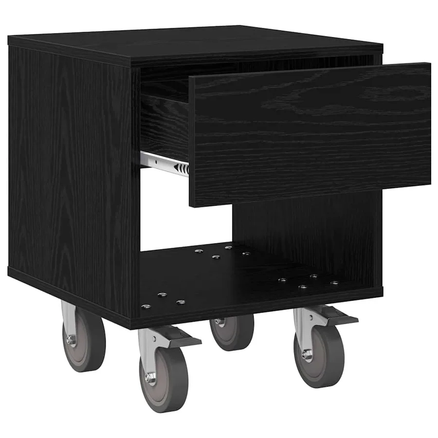 Table de chevet 2 pcs Chêne noir 40,5 x 40 x 48 cm - 6