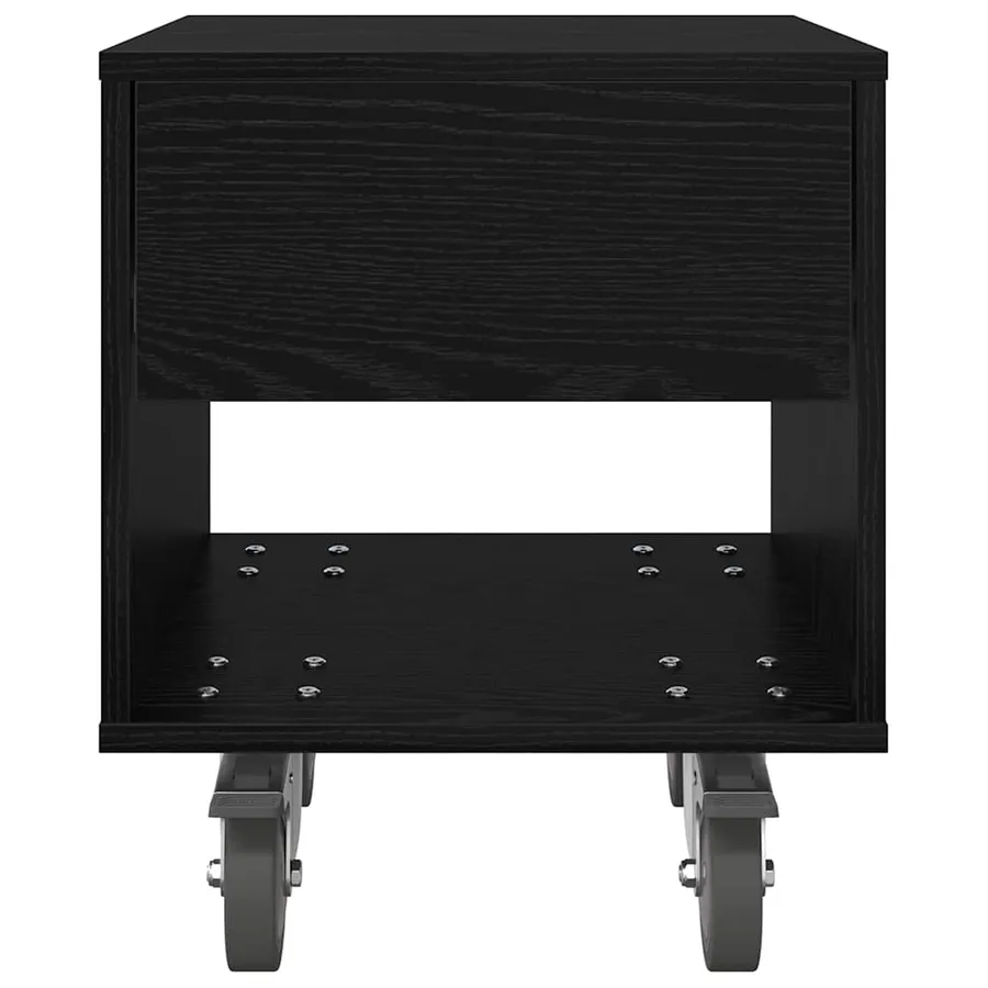 Table de chevet 2 pcs Chêne noir 40,5 x 40 x 48 cm - 7