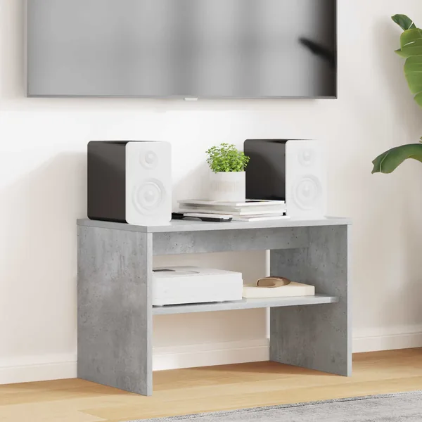 Meuble TV Gris béton 60 x 35 x 40 cm Bois d'ingénierie