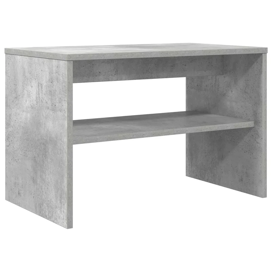 Meuble TV Gris béton 60 x 35 x 40 cm Bois d'ingénierie - 2
