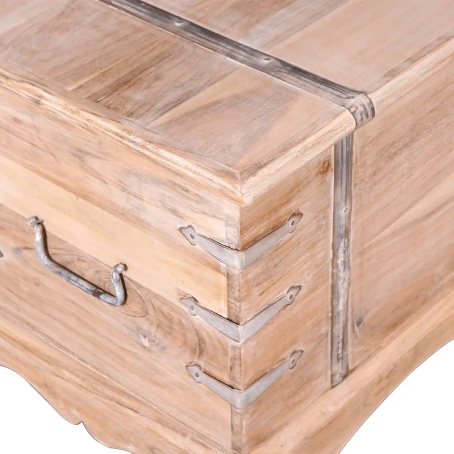 Coffre de rangement Bois d'Acacia - 4