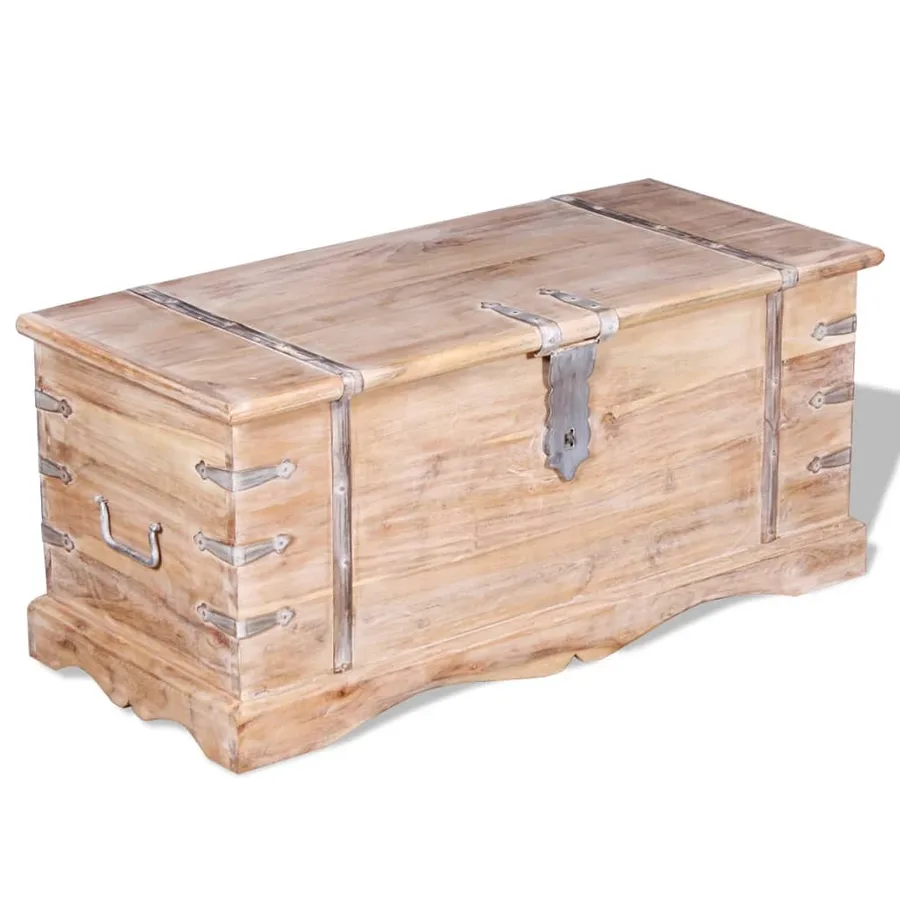 Coffre de rangement Bois d'Acacia - 6