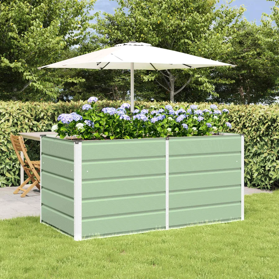 Jardinière Vert 160 x 80 x 75 cm Acier