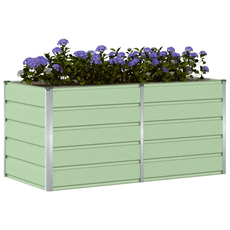 Jardinière Vert 160 x 80 x 75 cm Acier - 3