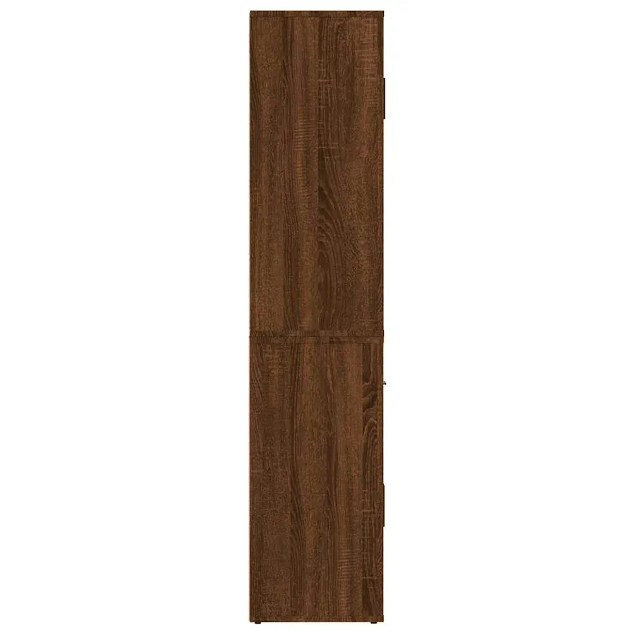 Buffet haut Chêne marron Bois d'ingénierie - 9