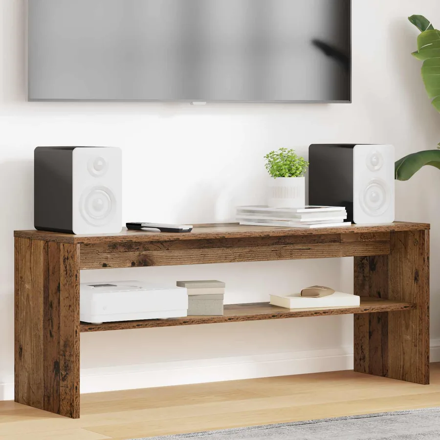 Meuble TV Bois ancien 100 x 30 x 40 cm Bois d'ingénierie