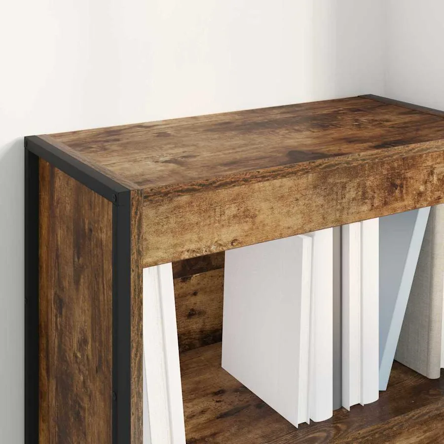 Bibliothèque Chêne Fumé 60 x 30 x 86,5 cm Bois d'ingénierie - 4