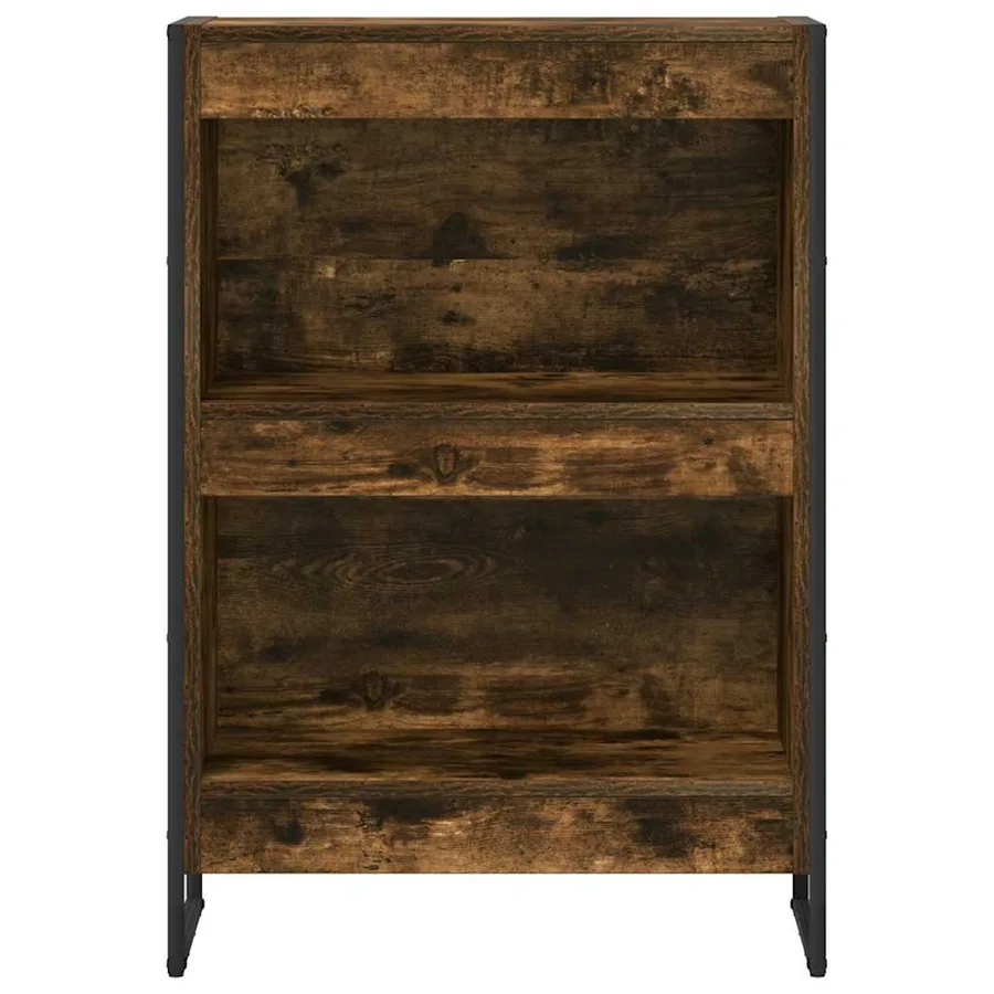 Bibliothèque Chêne Fumé 60 x 30 x 86,5 cm Bois d'ingénierie - 5