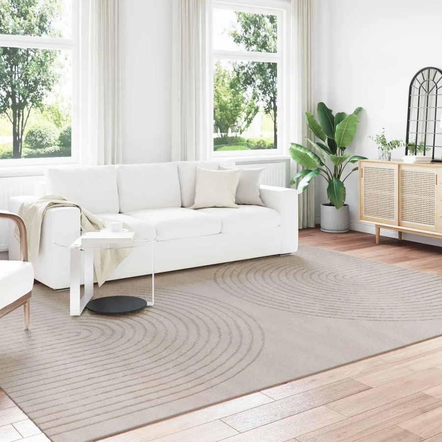 Tapis de surface GALATI Beige 340 x 240 cm Polyester