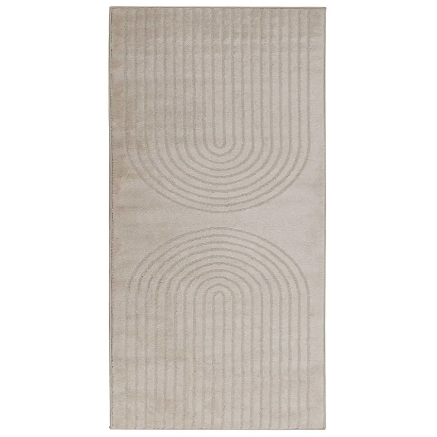 Tapis de surface GALATI Beige 150 x 80 cm Polyester - 2