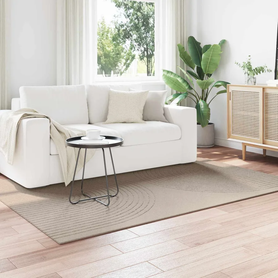 Tapis de surface GALATI Beige 170 x 120 cm Polyester