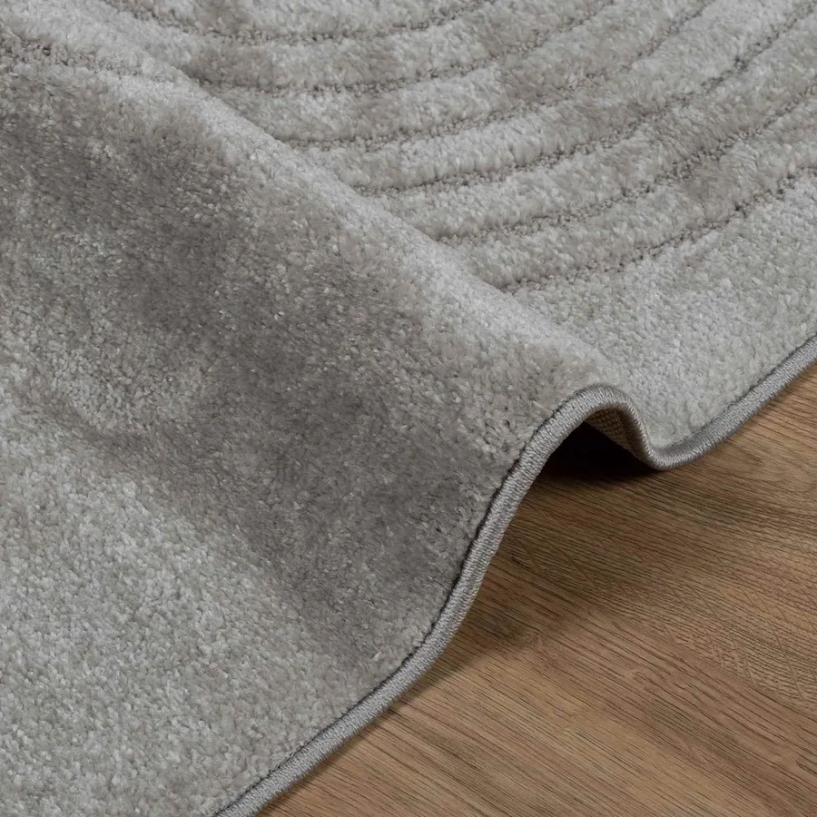 Tapis de surface GALATI Gris 170 x 120 cm Polyester - 5