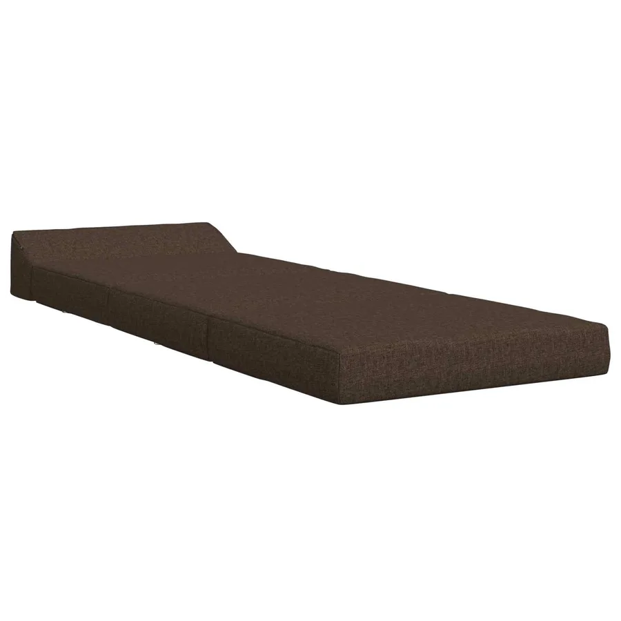 Canapé-lit pliable Taupe 200 x 70 x 10 cm Tissu - 2