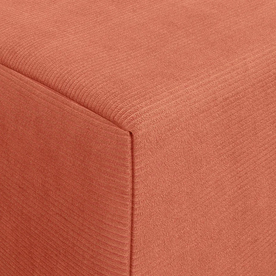 Canapé-lit pliable Rouge orange 200 x 70 x 15 cm - 7