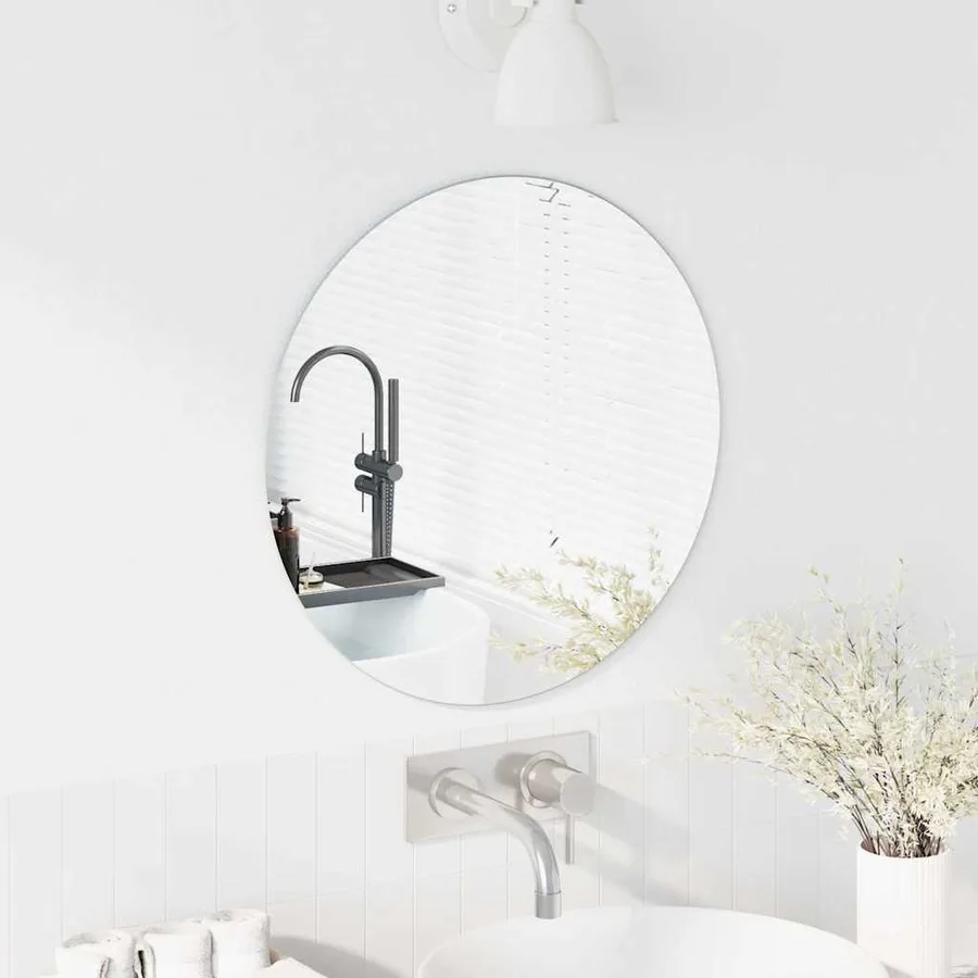 Miroir mural Rond Ø 50 cm verre trempé - 3