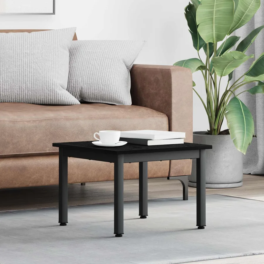 Table basse Chêne noir 50 x 50 x 36 cm Bois d'ingénierie