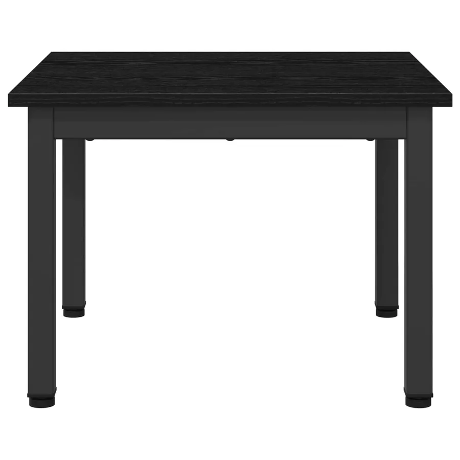 Table basse Chêne noir 50 x 50 x 36 cm Bois d'ingénierie - 5