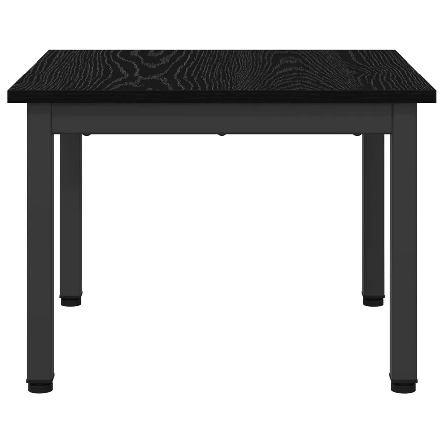 Table basse Chêne noir 50 x 50 x 36 cm Bois d'ingénierie - 6