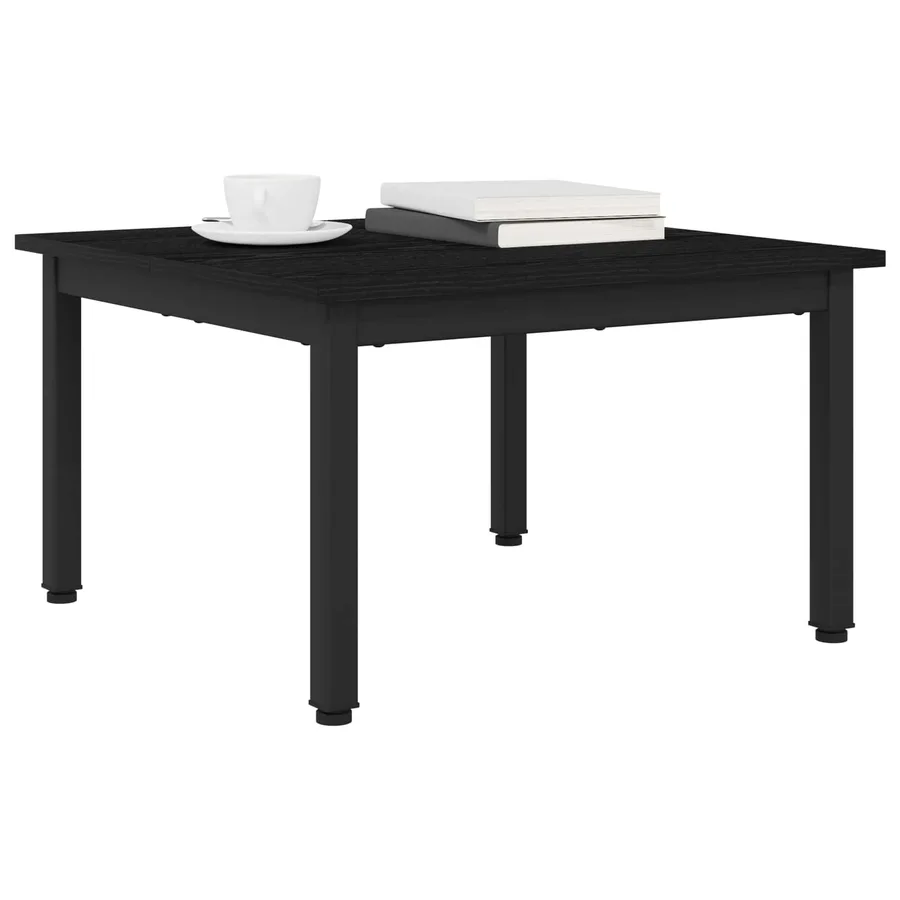 Table basse Chêne noir 60 x 60 x 36 cm Bois d'ingénierie - 3