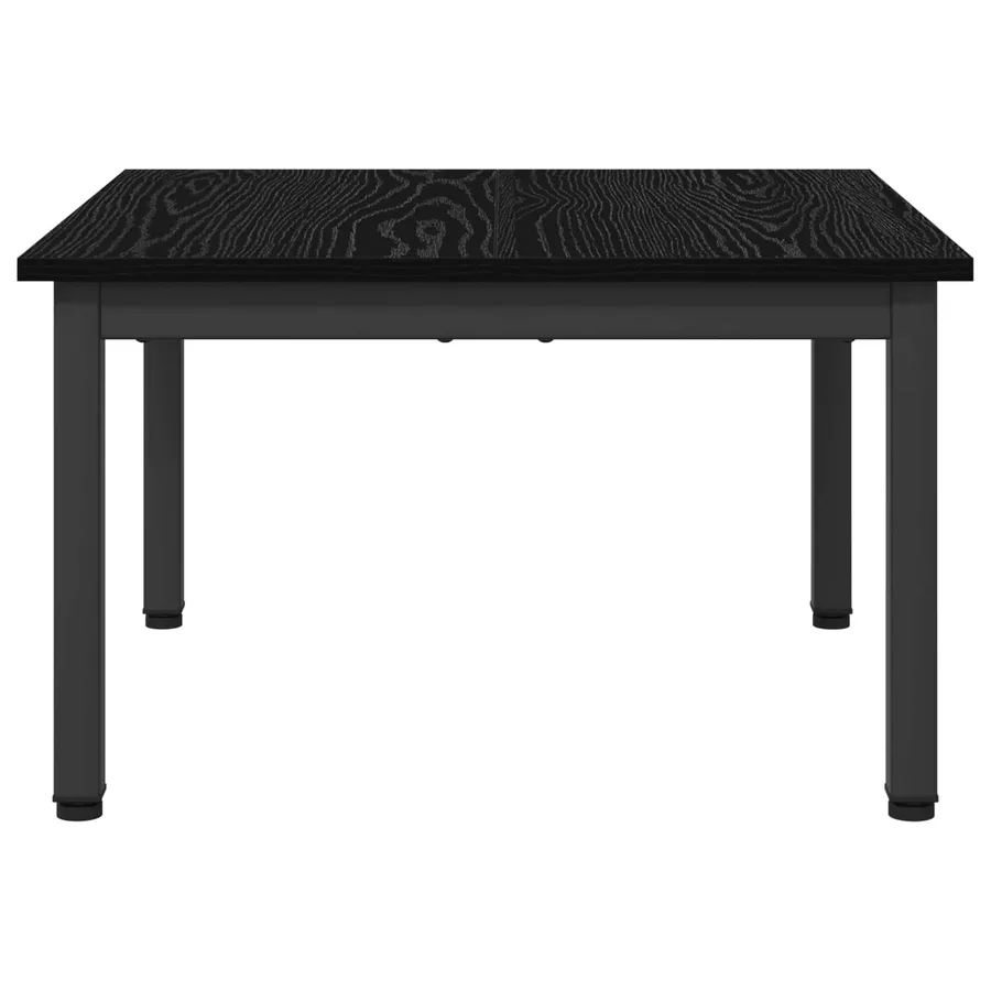 Table basse Chêne noir 60 x 60 x 36 cm Bois d'ingénierie - 6