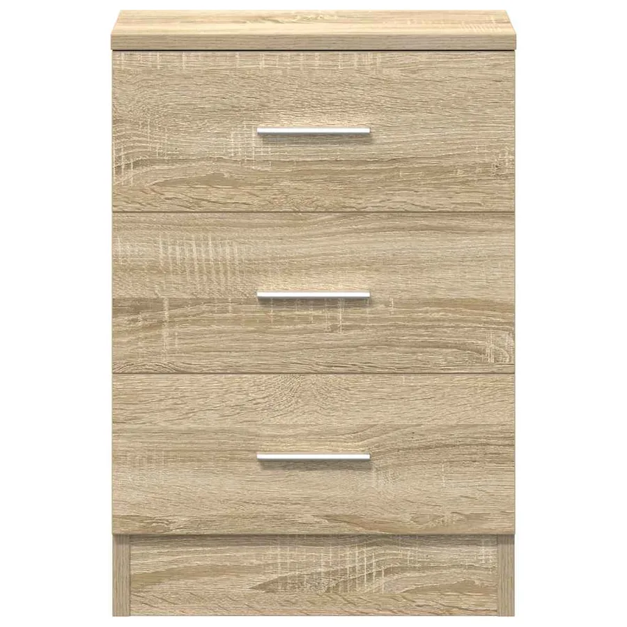 Tables de chevet 2pcs chêne sonoma 38x35x56cm bois d'ingénierie - 7
