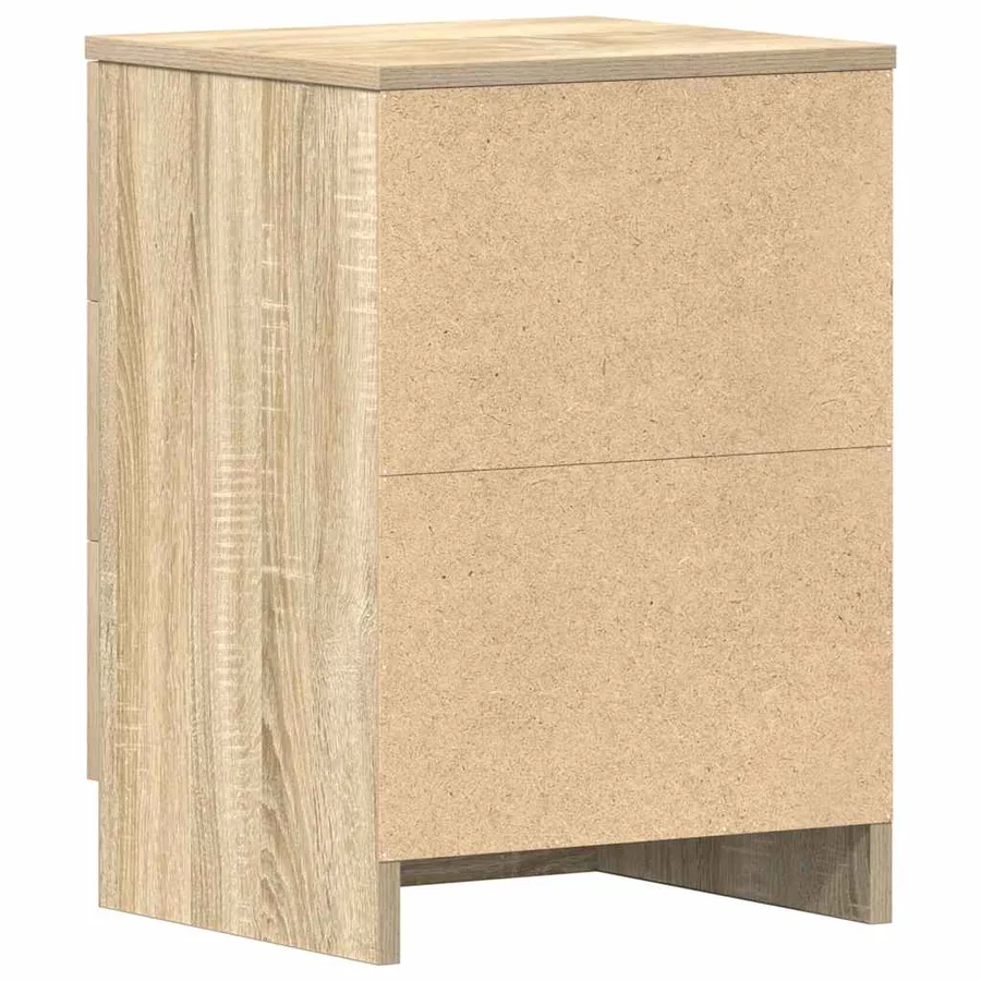 Tables de chevet 2pcs chêne sonoma 38x35x56cm bois d'ingénierie - 9