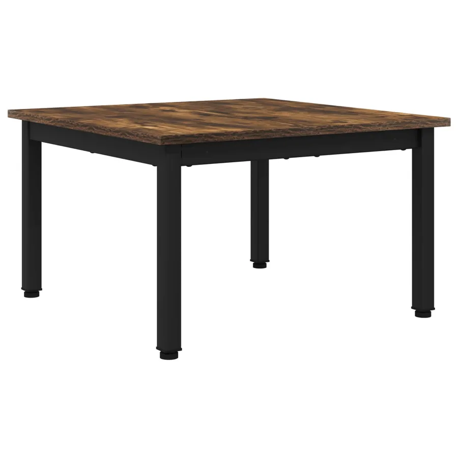 Table basse Chêne Fumé 60 x 60 x 36 cm Bois d'ingénierie - 2