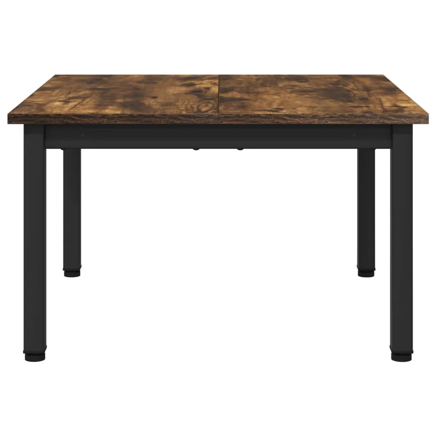 Table basse Chêne Fumé 60 x 60 x 36 cm Bois d'ingénierie - 6