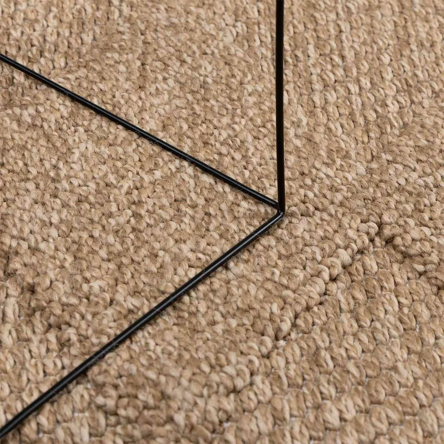 Tapis de surface AGIRA Naturel 200 x 80 cm Polyester - 5