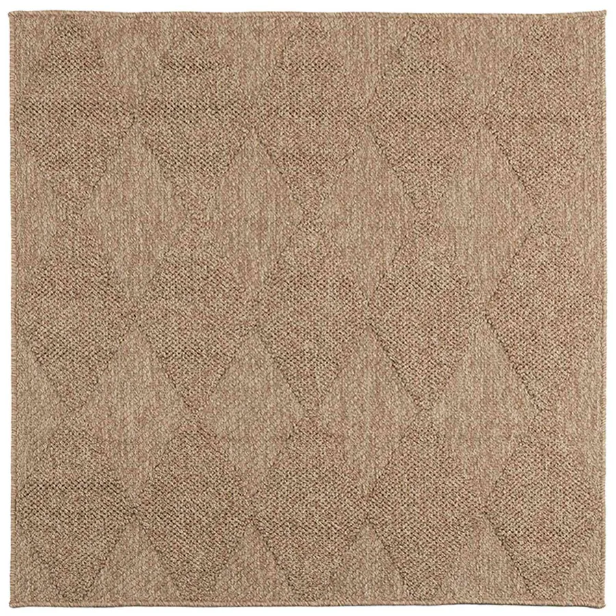 Tapis de surface Carré AGIRA Naturel 200 x 200 cm Polyester - 2