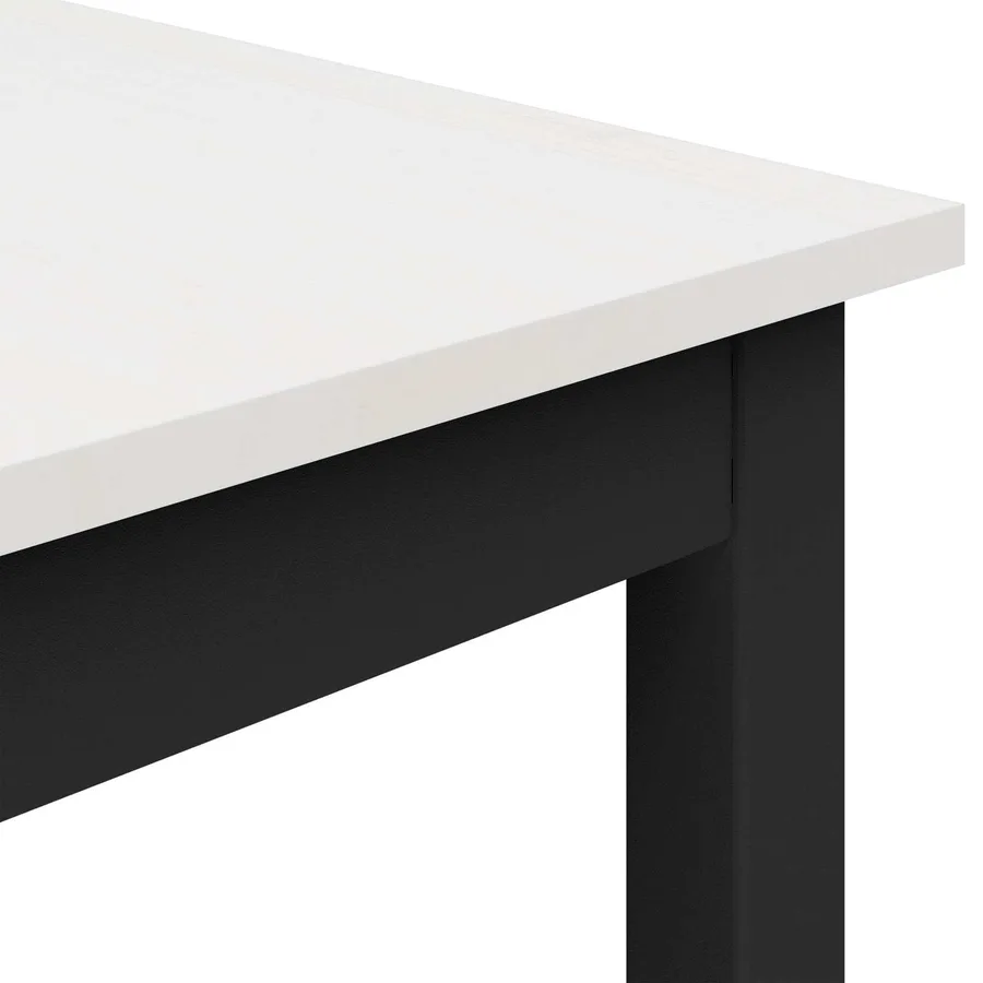 Table de salle à manger / Table de repas Blanc - 7