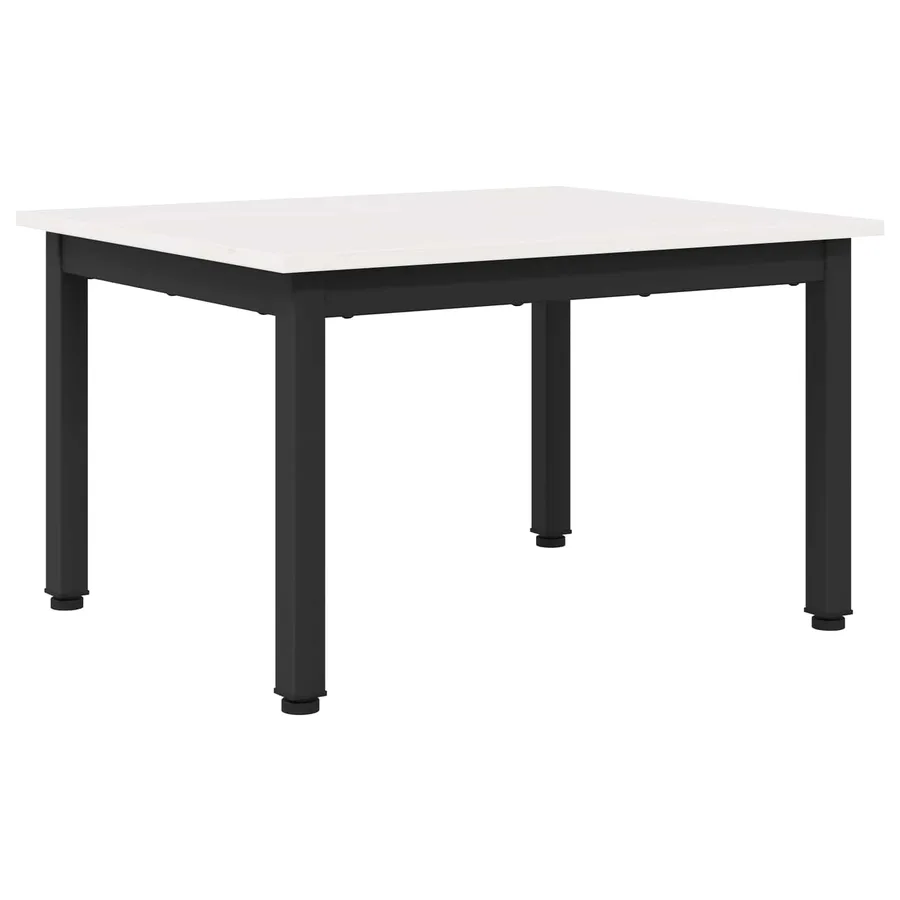 Table basse Blanc 60 x 50 x 36 cm Bois de pin massif - 2