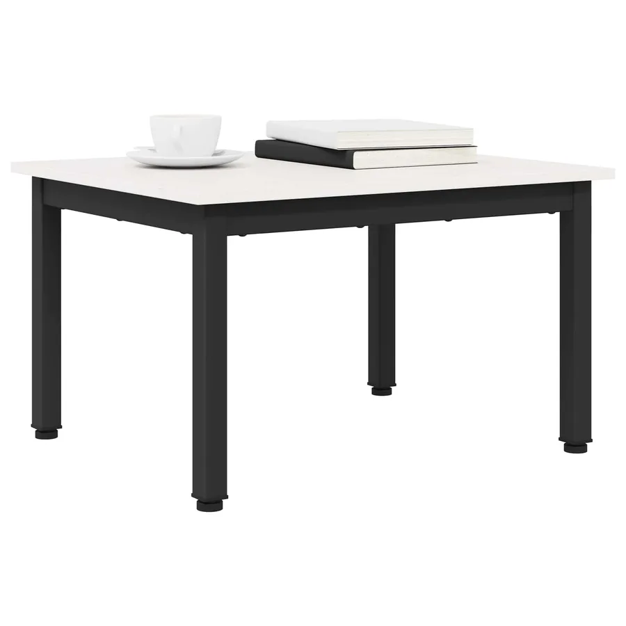 Table basse Blanc 60 x 50 x 36 cm Bois de pin massif - 3