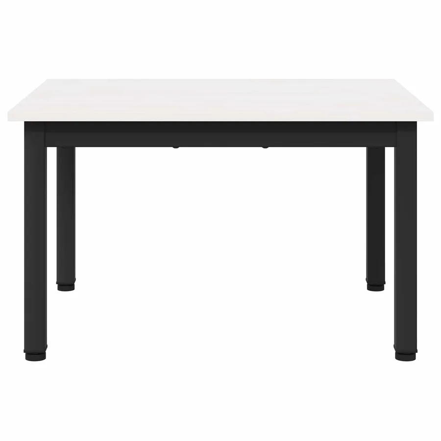 Table basse Blanc 60 x 50 x 36 cm Bois de pin massif - 5