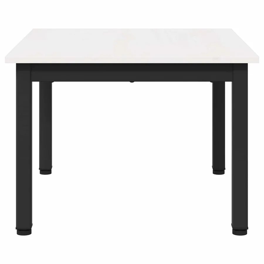 Table basse Blanc 60 x 50 x 36 cm Bois de pin massif - 6