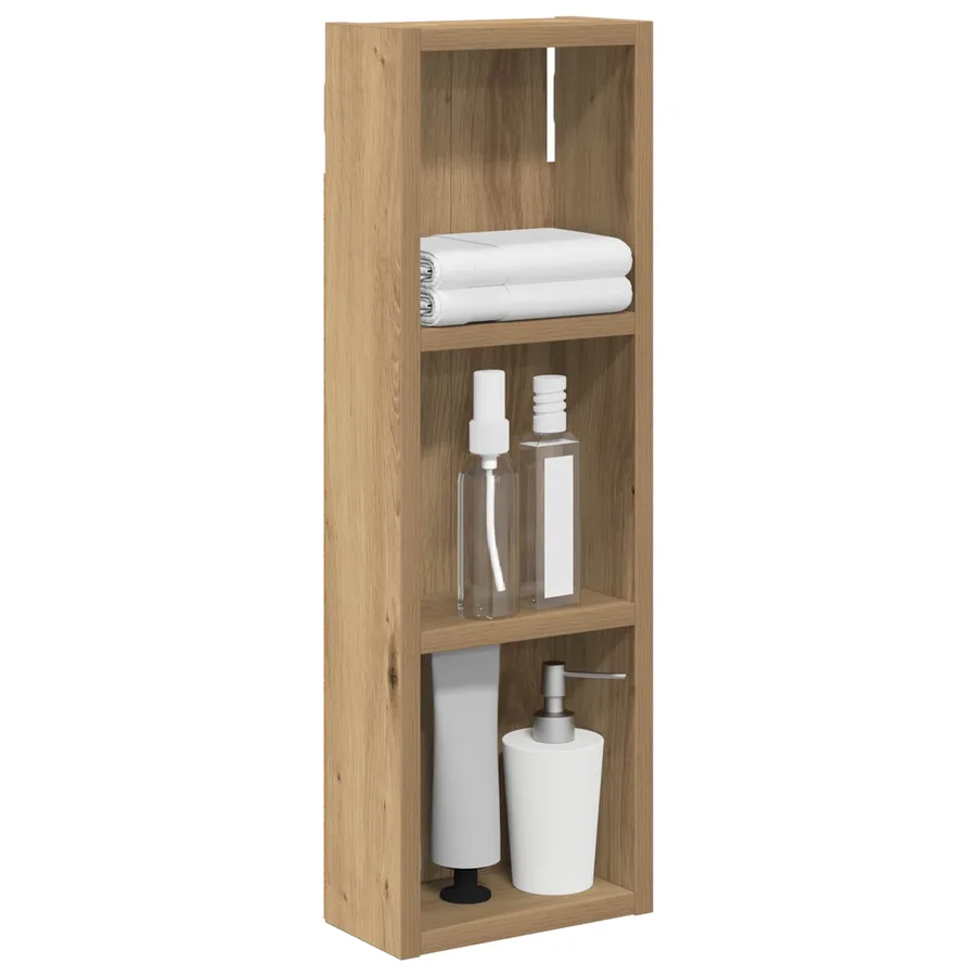 Armoire murale de salle de bain Chêne artisan 20 x 10 x 60,5 cm - 3