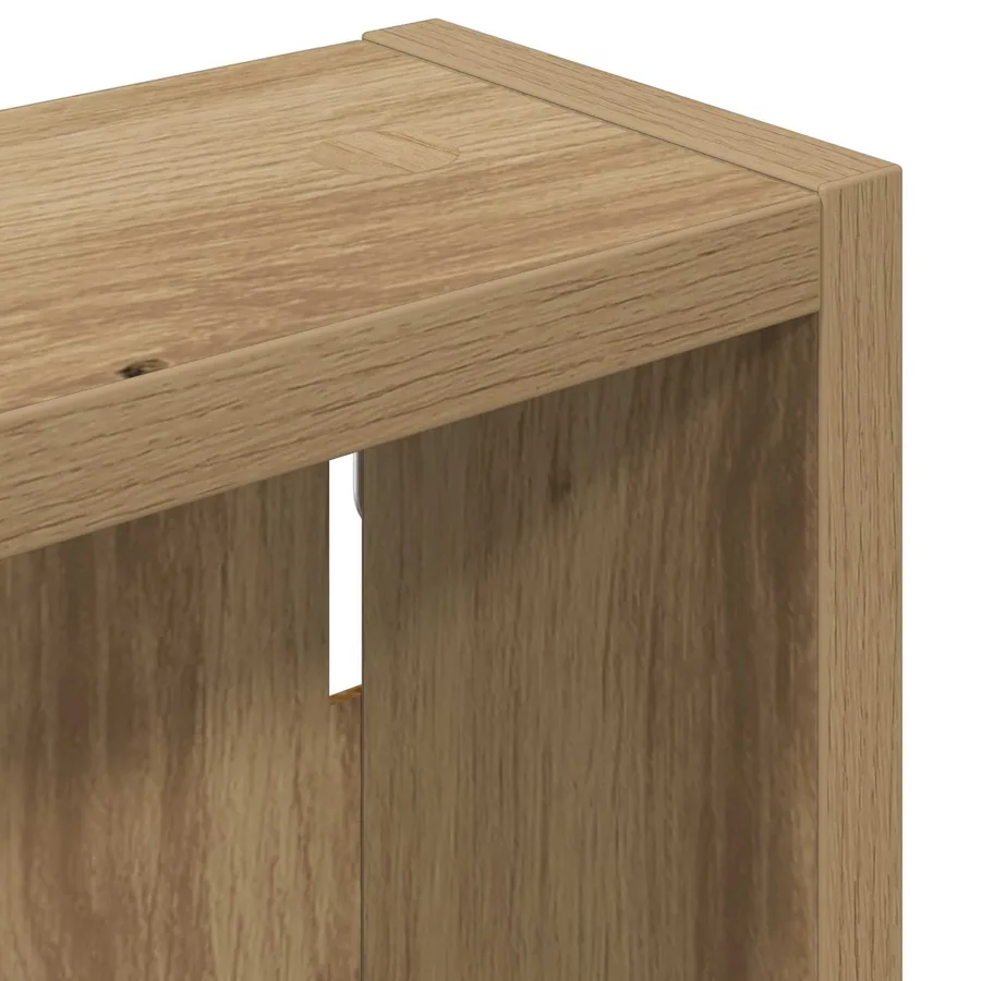 Armoire murale de salle de bain Chêne artisan 20 x 10 x 60,5 cm - 9