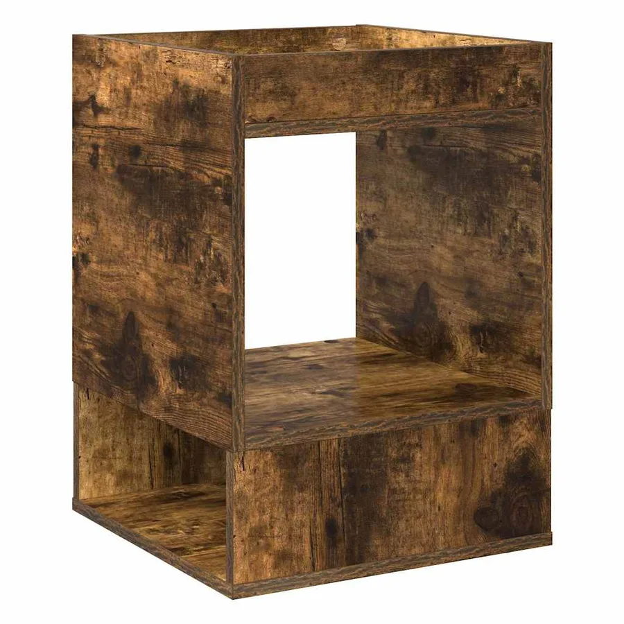 Table d'appoint 2 pcs Chêne fumé 40 x 40 x 56 cm - 5