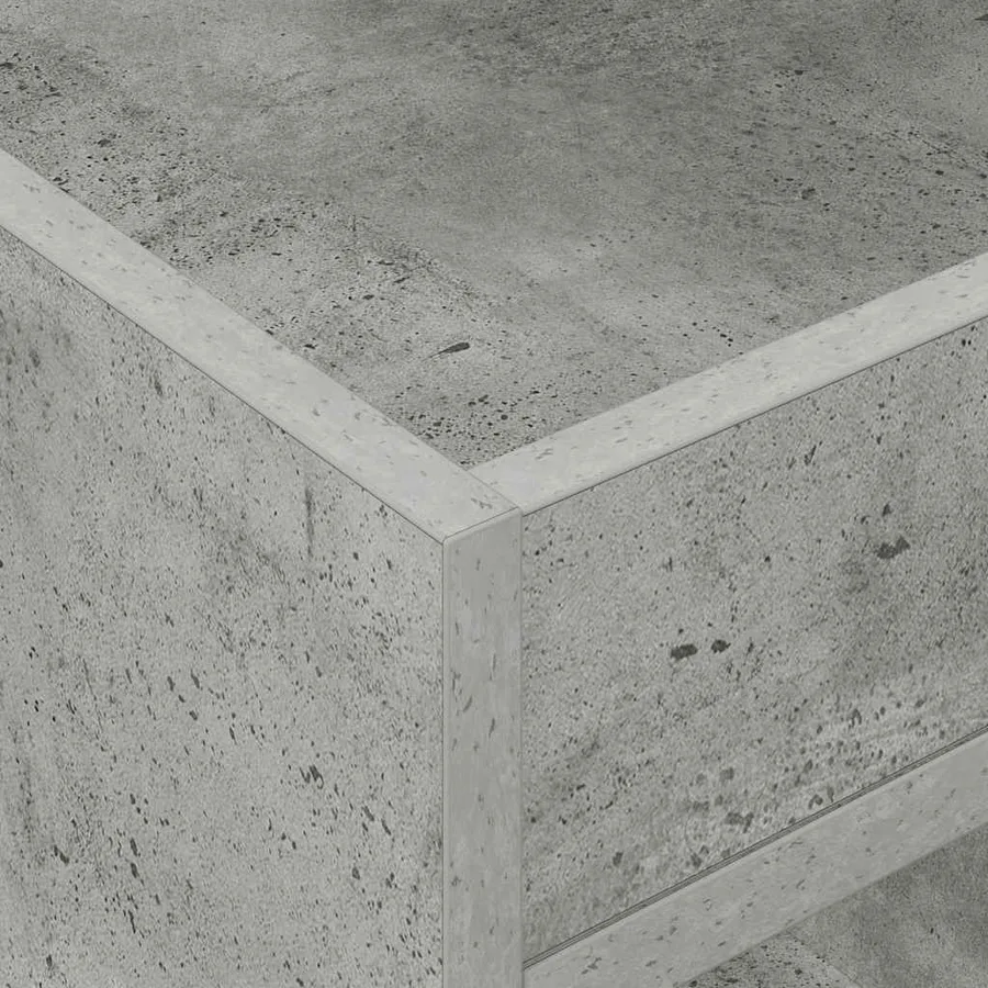 Table d'appoint 2 pcs Gris béton 40 x 40 x 56 cm - 9