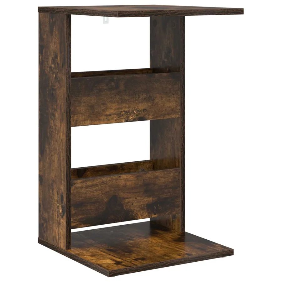 Table d'appoint Chêne fumé 40 x 35 x 60,5 cm Bois d'ingénierie - 2