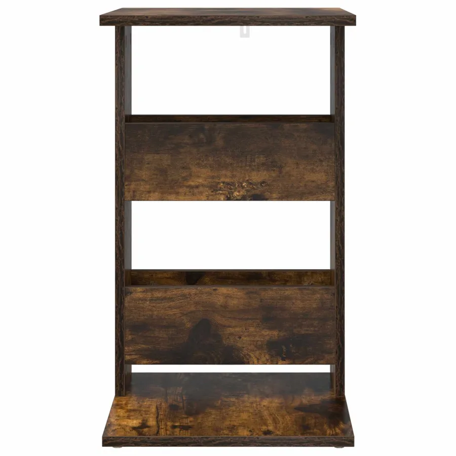 Table d'appoint Chêne fumé 40 x 35 x 60,5 cm Bois d'ingénierie - 5