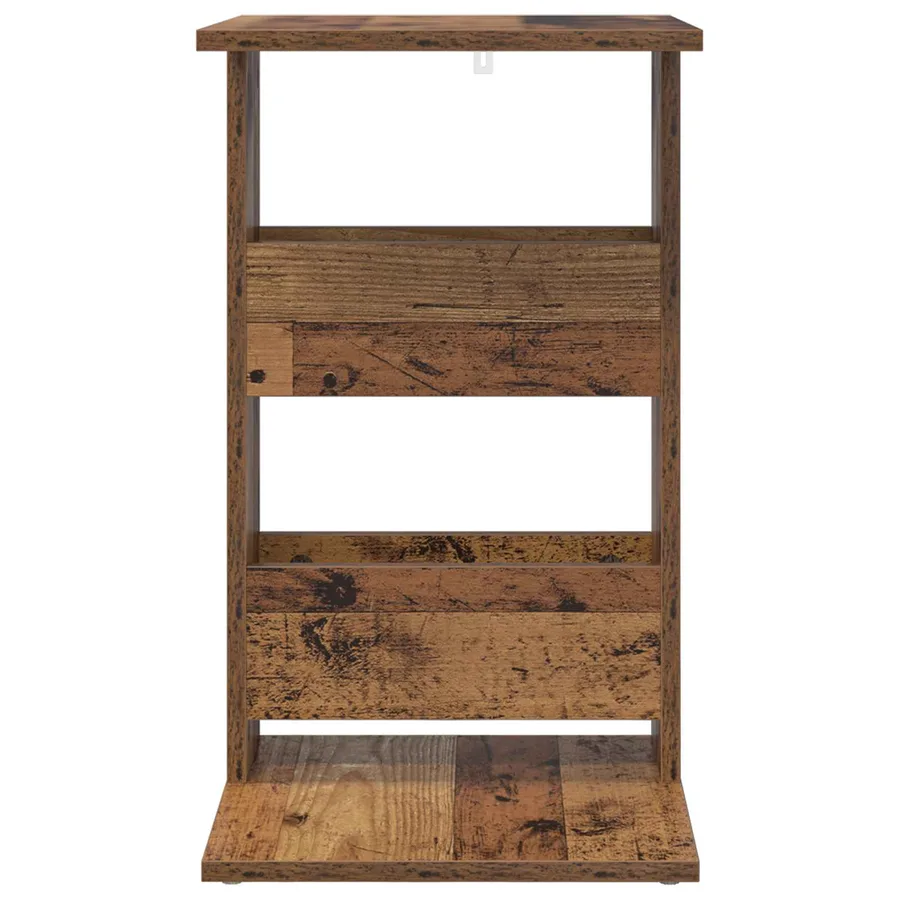 Table d'appoint Bois ancien 40 x 35 x 60,5 cm Bois d'ingénierie - 5