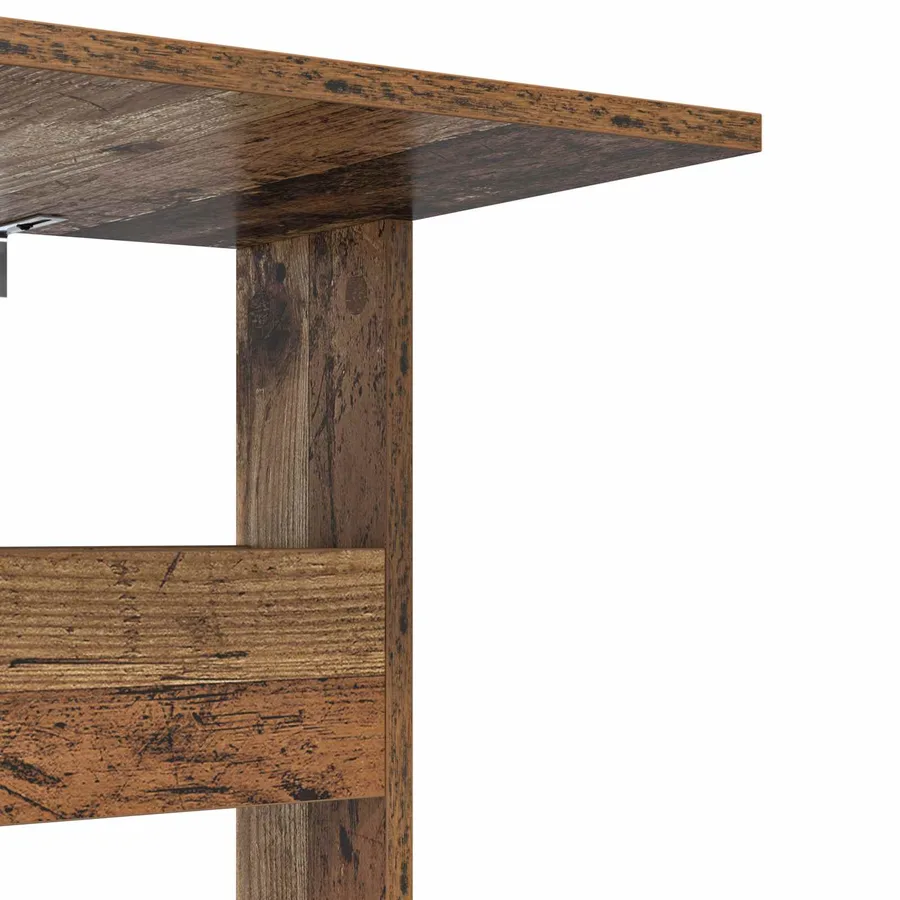 Table d'appoint Bois ancien 40 x 35 x 60,5 cm Bois d'ingénierie - 9