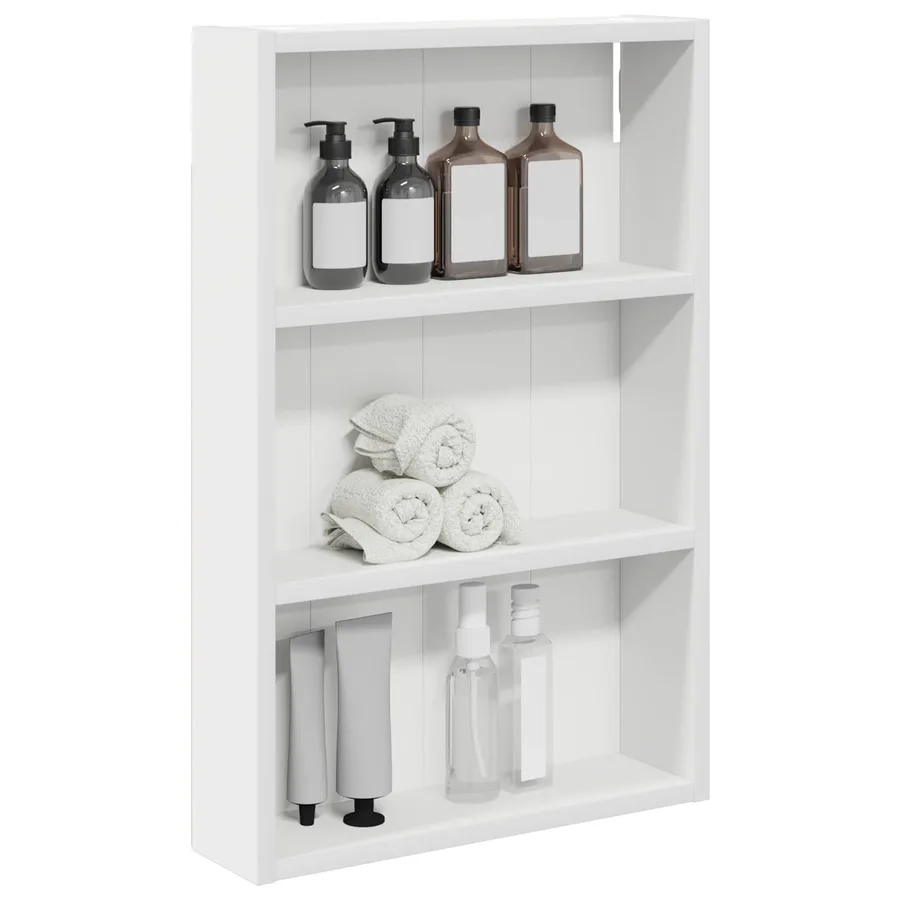 Armoire murale de salle de bain Blanc 40 x 10 x 60,5 cm - 3