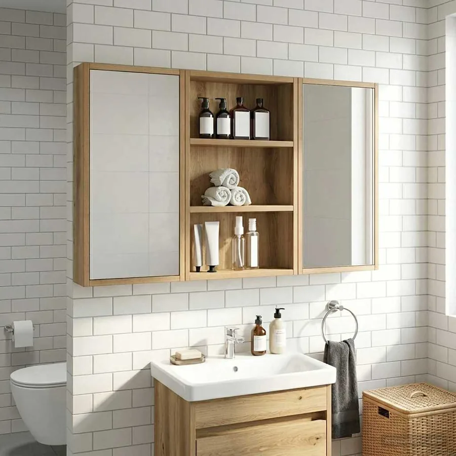 Armoire murale de salle de bain Chêne artisan 40 x 10 x 60,5 cm