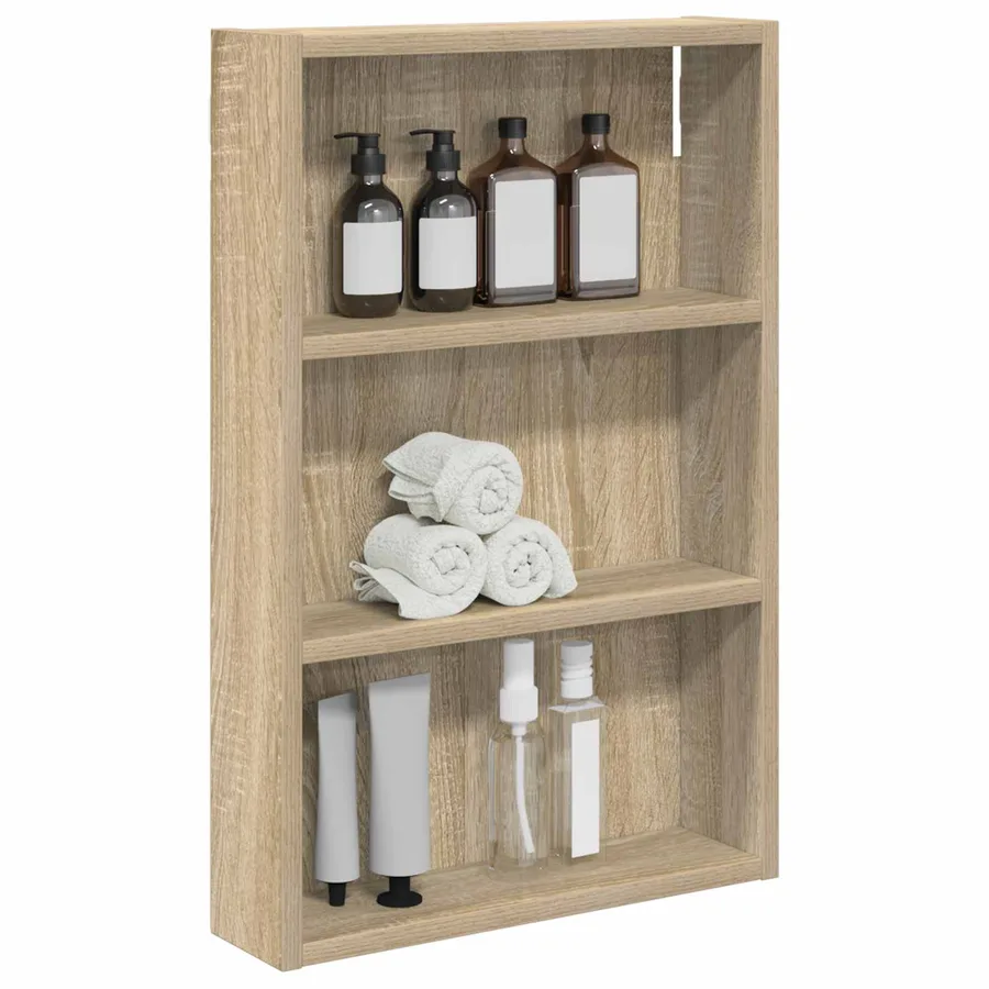 Armoire murale de salle de bain Chêne Sonoma 40 x 10 x 60,5 cm - 3