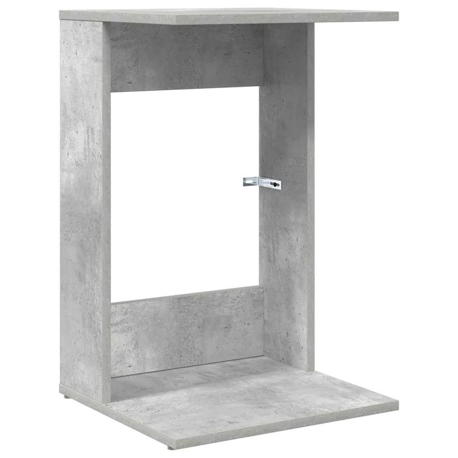 Table d'appoint Gris béton 40 x 38 x 62,5 cm Bois d'ingénierie - 2