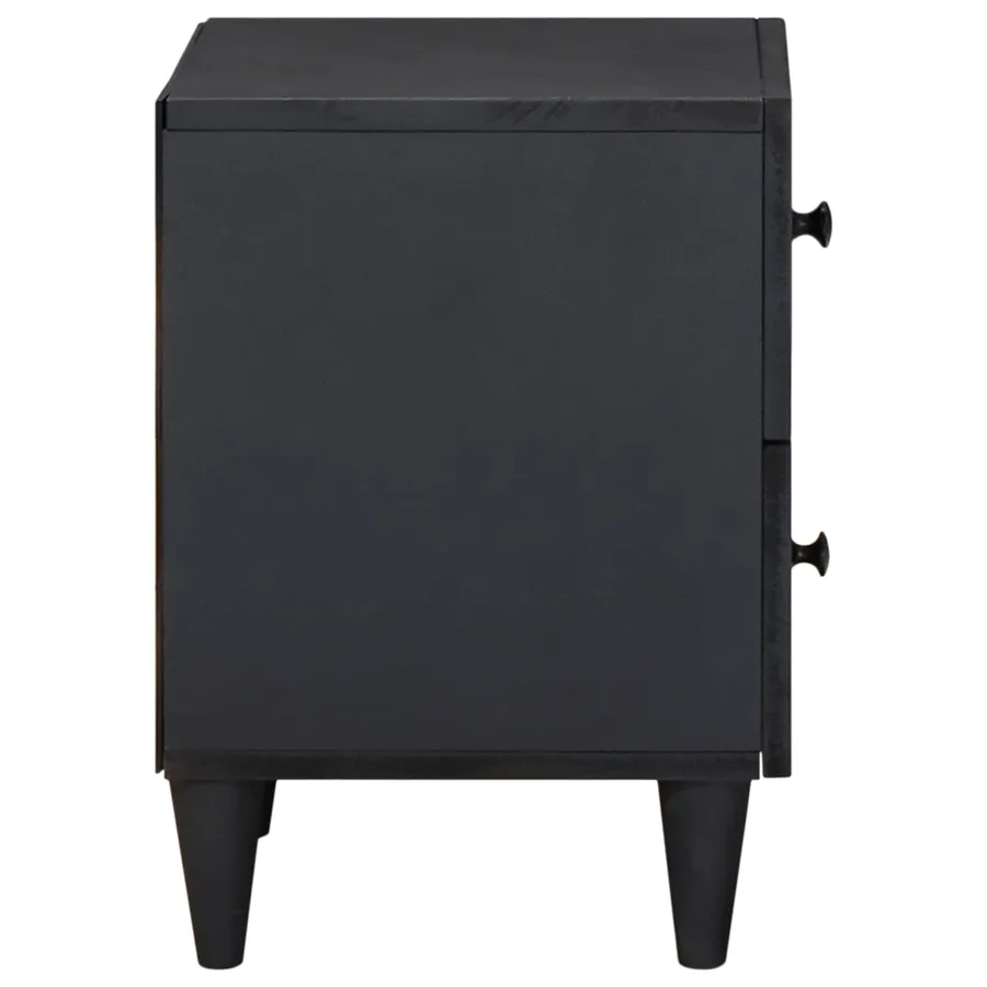 Table de chevet avec tiroir 2 pcs Marron 40 x 33,5 x 46 cm - 4