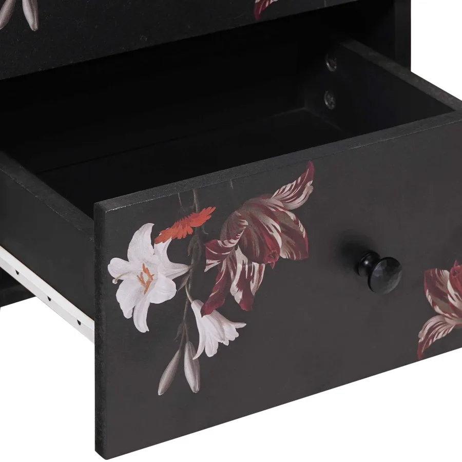 Table de chevet avec tiroir 2 pcs Marron 40 x 33,5 x 46 cm - 7